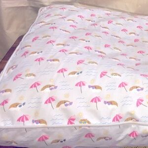 Orthopedic Memory Foam Pet Mat Pillow Mattress Dog Cat Fringe Christmas Gift